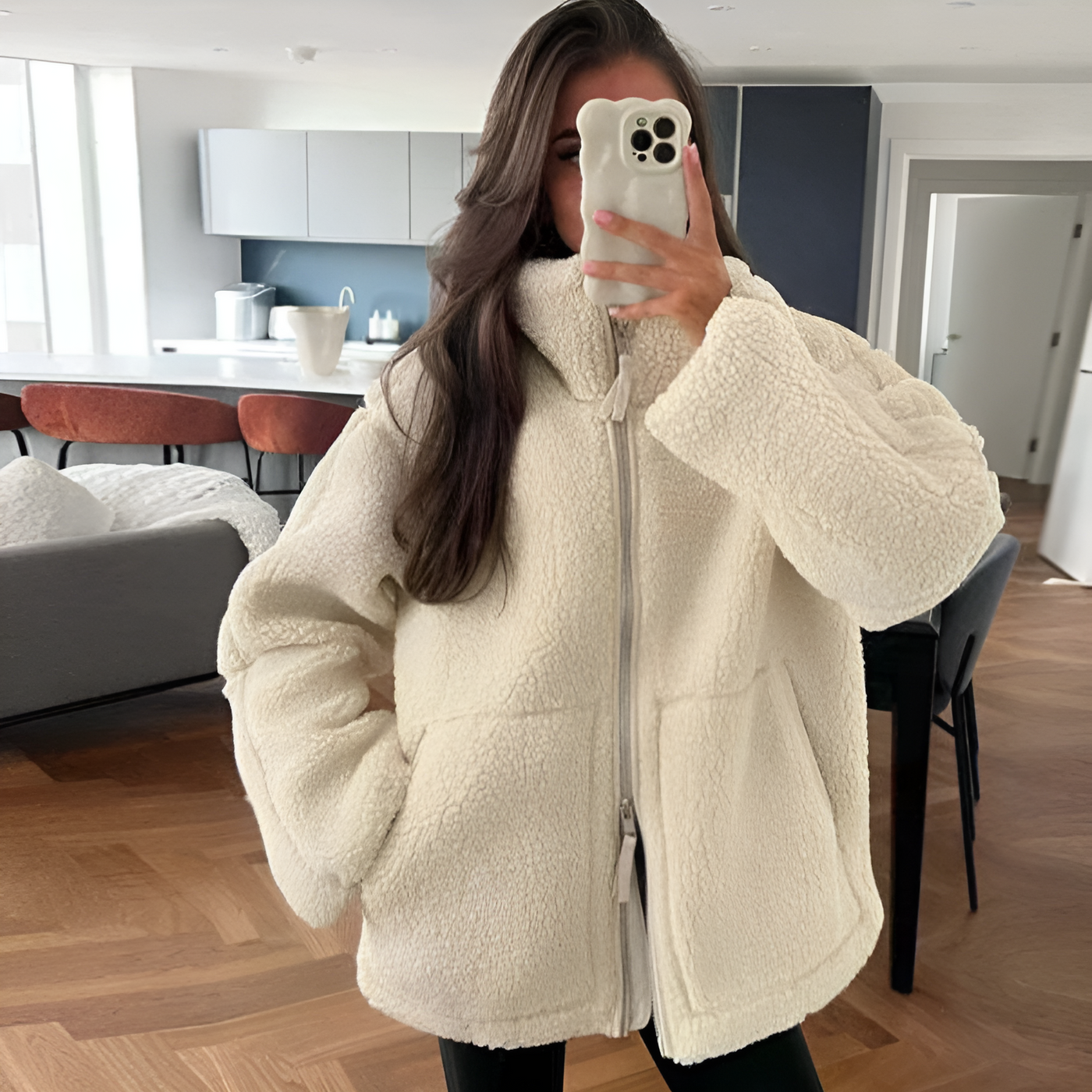 Camila | Teddy fleece jas