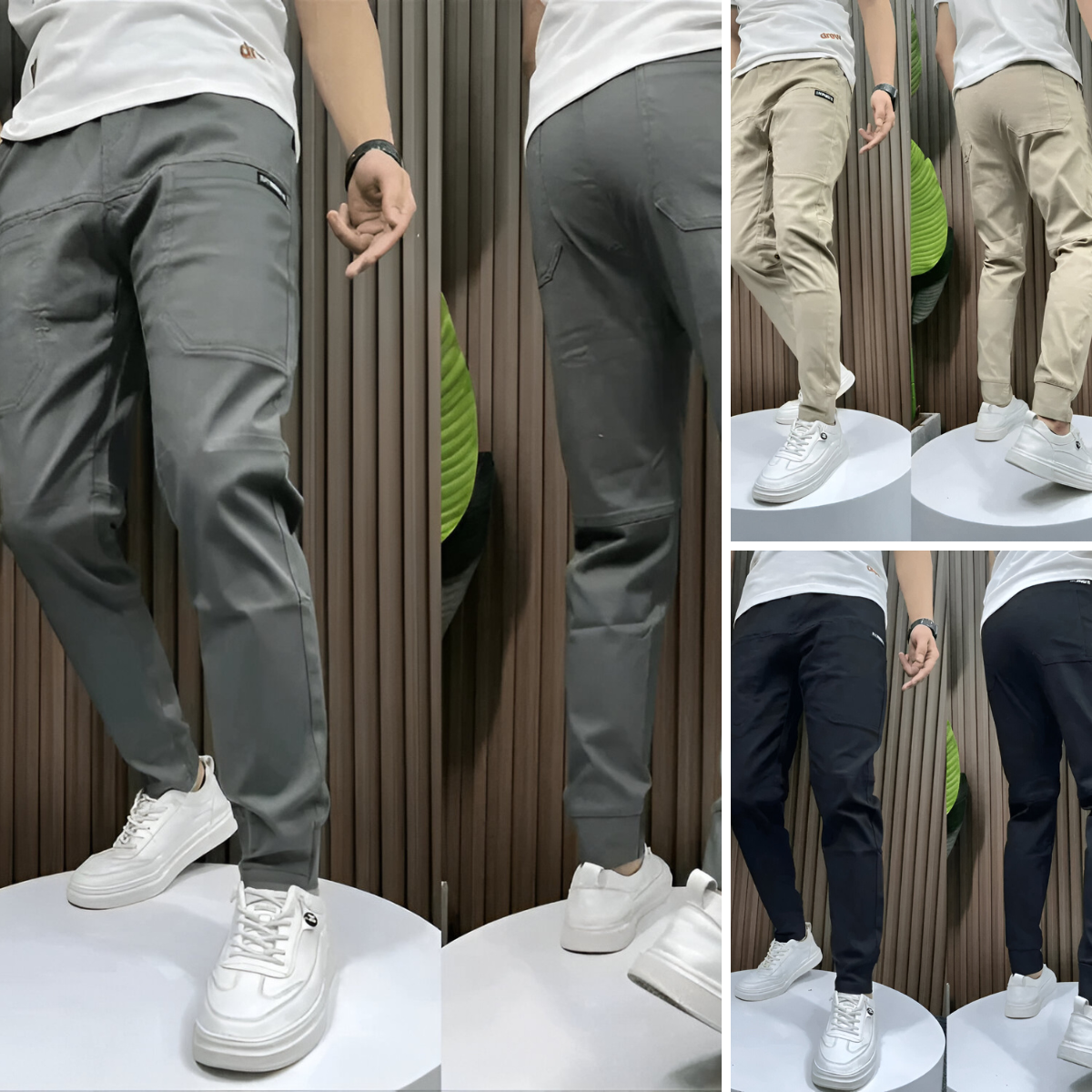 Jesse | Pantalon Cargo Uitrekbaar