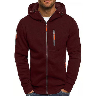 Adrian | Warme hoodie met rits