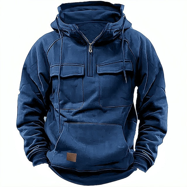 Xavier - Comfortabele winterhoodie met ritssluiting