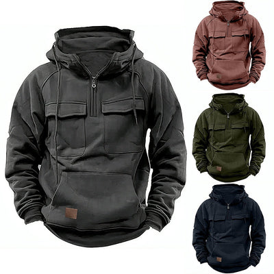 Xavier - Comfortabele winterhoodie met ritssluiting